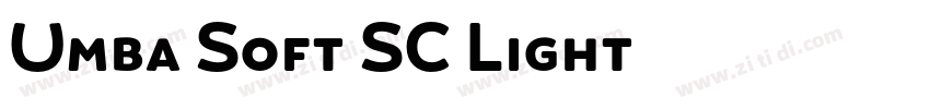 Umba Soft SC Light字体转换